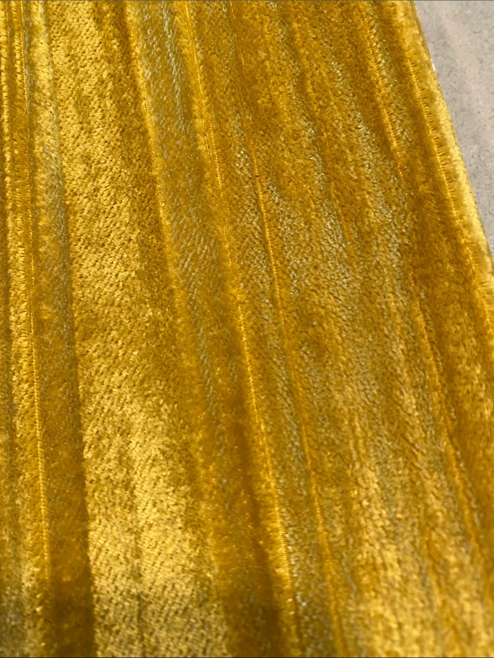 Zara Mustard Yellow Velvet Top-Handle Clutch Evening Bag Vintage Vibes Fall - Picture 13 of 16